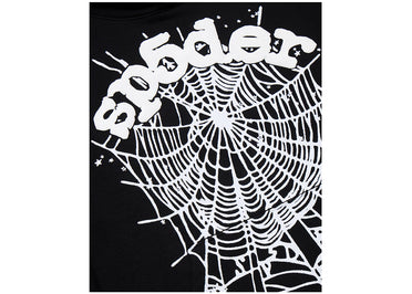 Sp5der OG Web Hoodie Black
