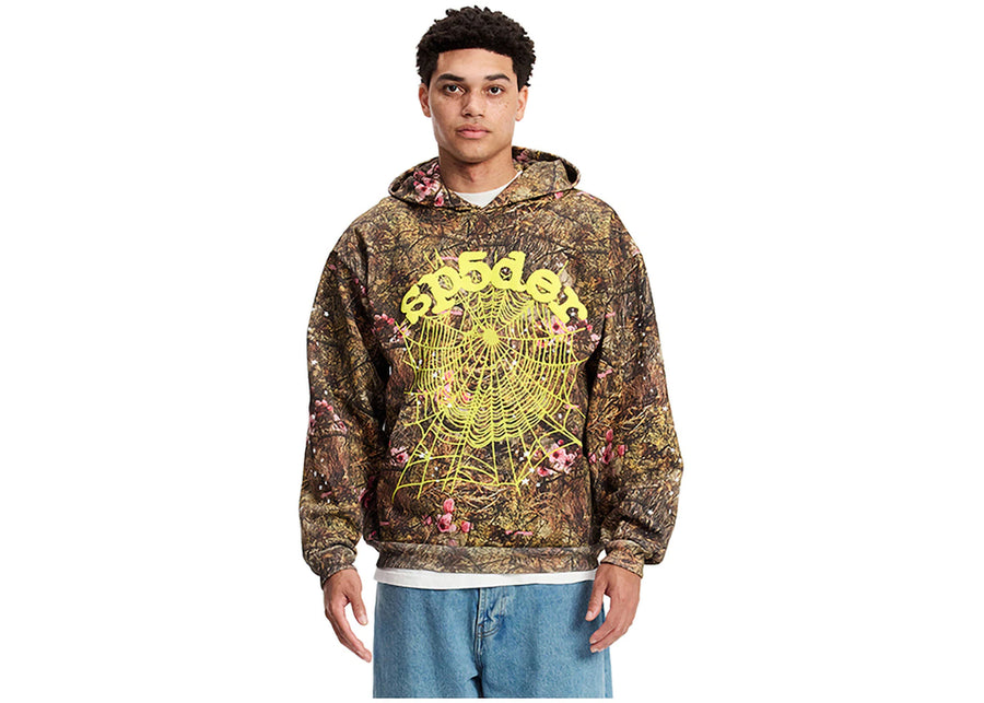 Sweat à capuche Sp5der Real Tree OG Web camouflage