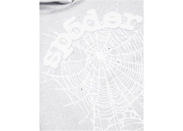 Sp5der OG Web Hoodie Heather Grey