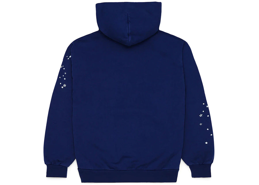 Sweat à capuche Sp5der OG Web bleu marine