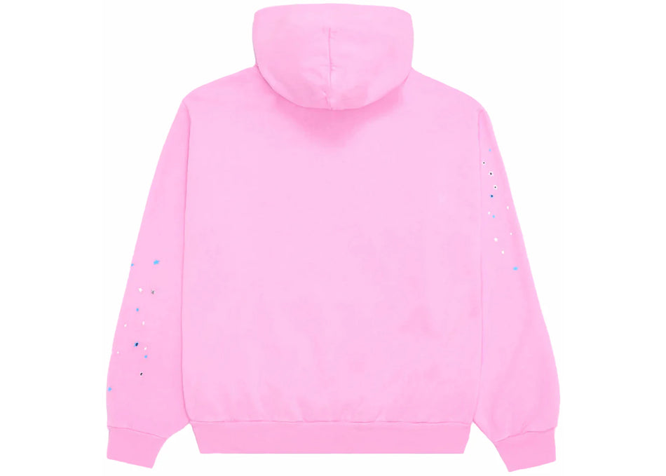 Sp5der OG Web Hoodie Pink