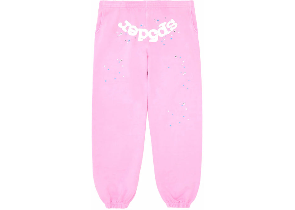 Sp5der OG Web Sweatpants Pink