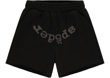 Sp5der OG Web V2 Phantom Sweatshort Black