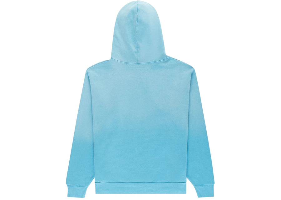 Sweat à capuche Sp5der OG Web V2 Spray bleu clair