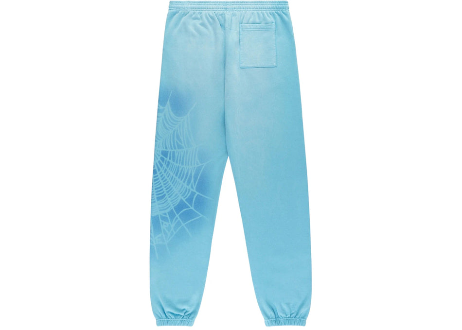 Sp5der OG Web V2 Spray Sweatpant Light Blue