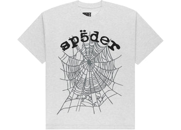 Sp5der OG Web V2 Tee Heather Grey
