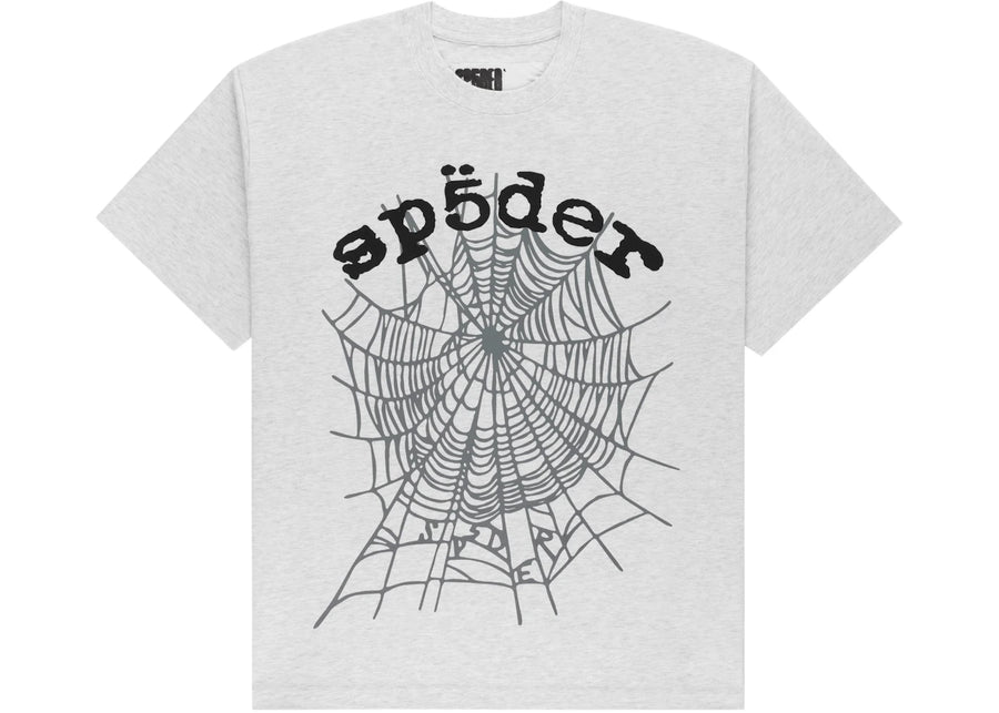 T-shirt Sp5der OG Web V2 gris chiné