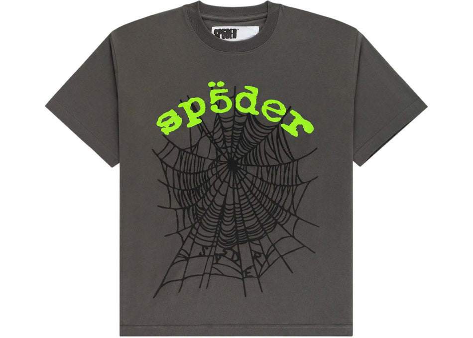 Sp5der OG Web V2 Tee Slate Grey