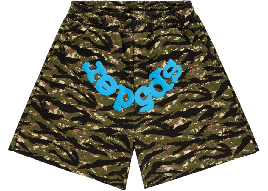 Short de survêtement Sp5der OG Web V2 Tiger Camo Tiger Camo