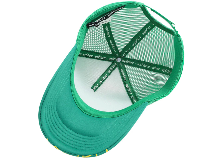 Sp5der OG Web V2 Trucker Slime Green
