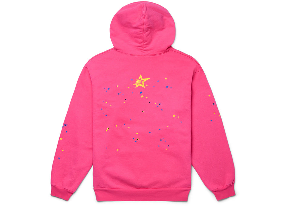 Sp5der P*NK V2 Hoodie Pink