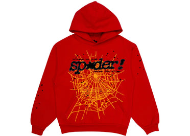 Sp5der P*NK V2 Hoodie Red