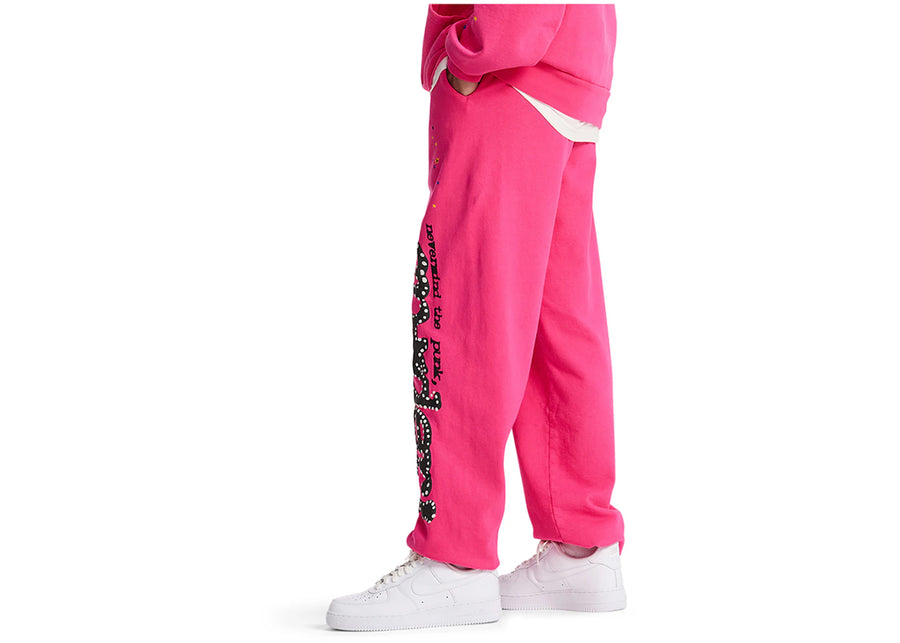 Pantalon de survêtement Sp5der P*NK V2 rose