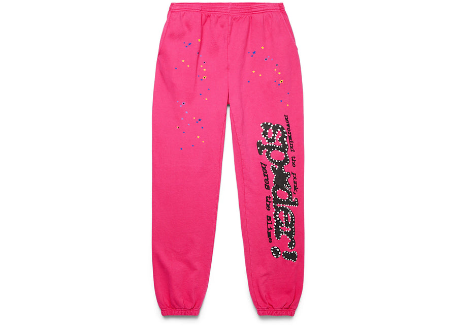 Pantalon de survêtement Sp5der P*NK V2 rose