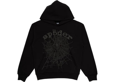 Sp5der Phantom Web Hoodie Black