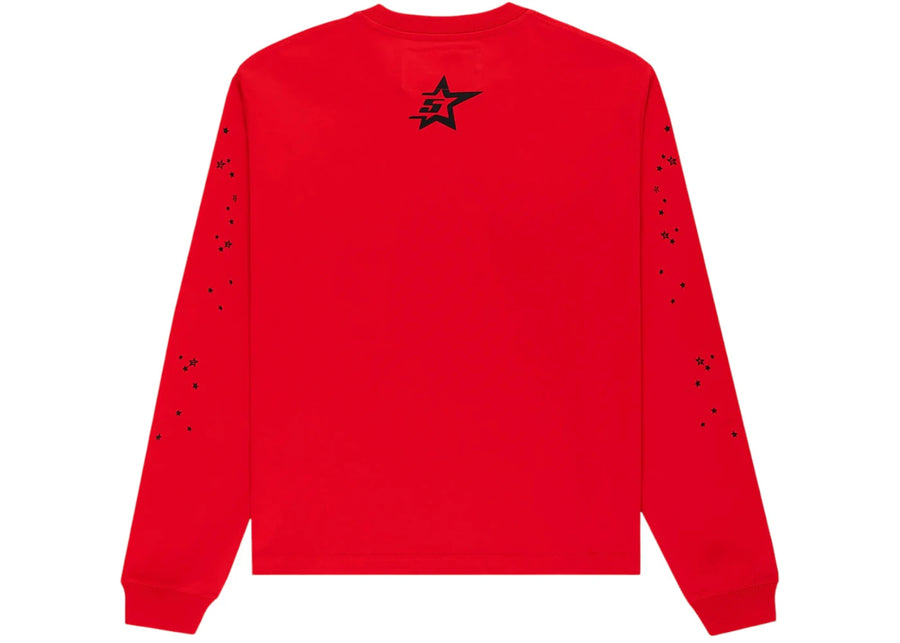 T-shirt manches longues Sp5der Punk V2 rouge