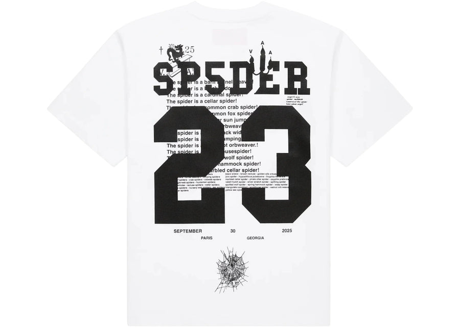 T-shirt Sp5der Pyrex blanc