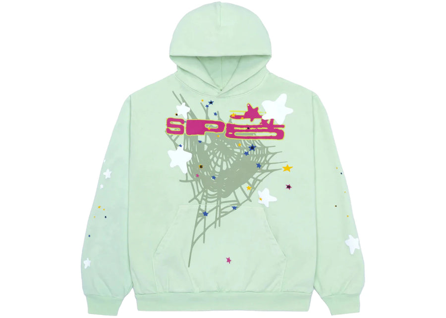 Sweat à capuche SP5der SP5 Menthe Menthe