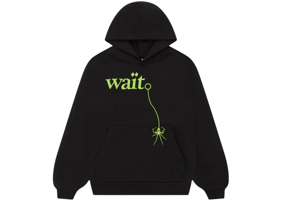 Sweat à capuche Sp5der Wait noir