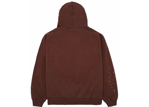 Sp5der Web Hoodie Brown