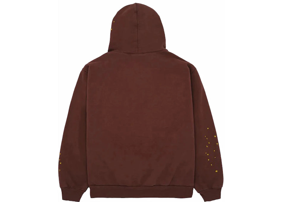 Sp5der Web Hoodie Brown