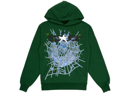 Sp5der Web Hoodie Hunter Green