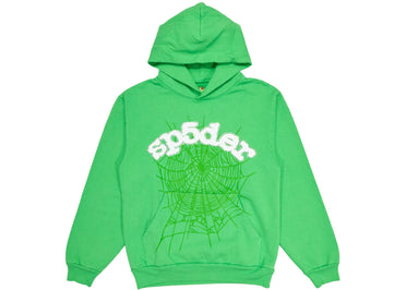 Sp5der Web Hoodie Slime Green