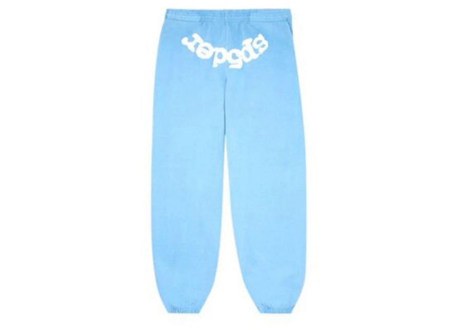 Pantalon de survêtement Sp5der Worldwide bleu ciel