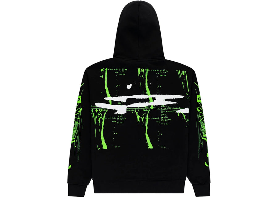 Sweat à capuche Sp5der X-Ray noir