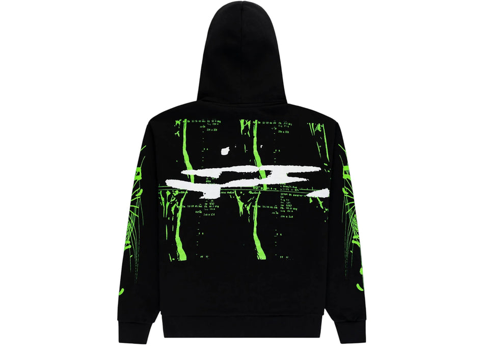 Sp5der X-Ray Hoodie Black