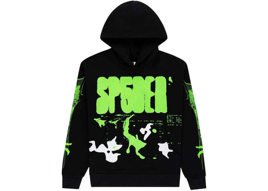 Sweat à capuche Sp5der X-Ray noir