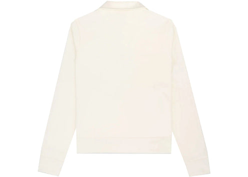 Sporty & Rich x adidas Quarter Zip Track Jacket Cream/Merlot