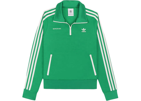 Sporty & Rich x adidas Quarter Zip Track Jacket Jolly Green/Cream