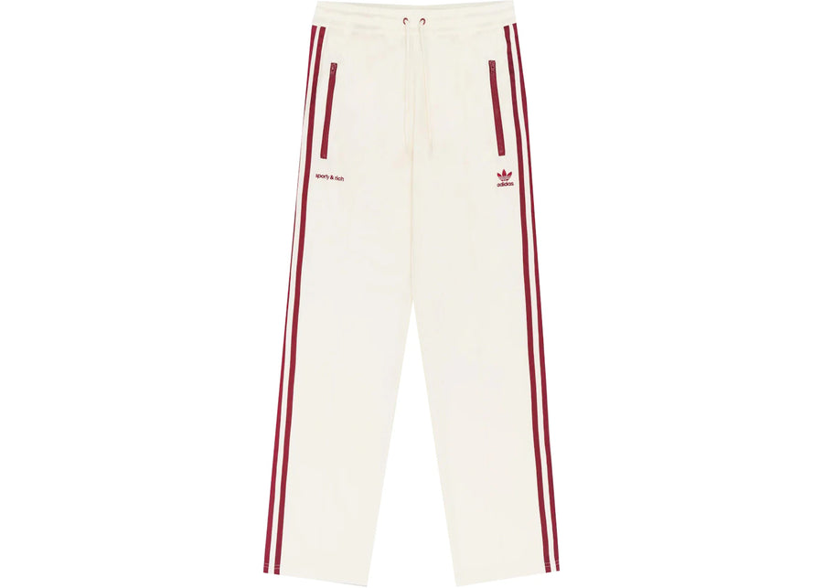 Pantalon de survêtement Sporty &amp; Rich x adidas Crème/Merlot