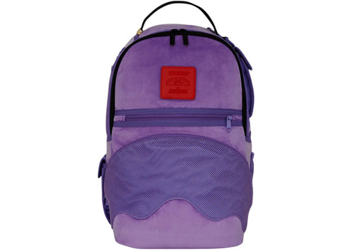 Sprayground Nooo Way!!! A Reversible Backpack Purple Velour To Og Sharks In Paris Backpack Multicolor