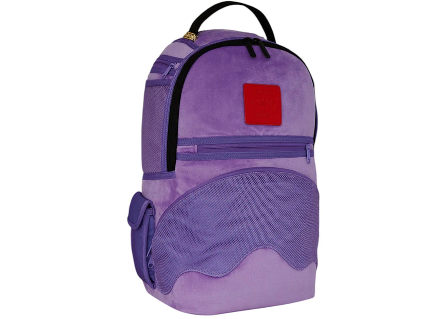 Sprayground Non, c'est pas possible !!! Un sac à dos réversible en velours violet à Og Sharks In Paris Sac à dos multicolore