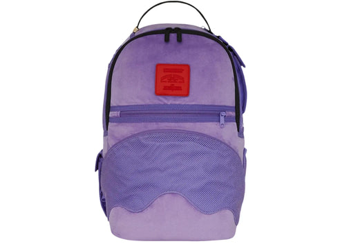 Sprayground Nooo Way!!! A Reversible Backpack Purple Velour To Og Sharks In Paris Backpack Multicolor