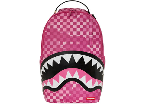 Sprayground Pink Camocheck Backpack Multicolor