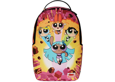Sprayground Powerpuff Bustin Thru DLXSV Backpack Multicolor