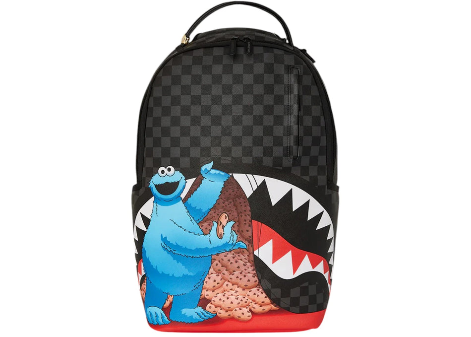 Sprayground Sesame Street Cookie Monster Snack Attack DLXSV Backpack Multicolor