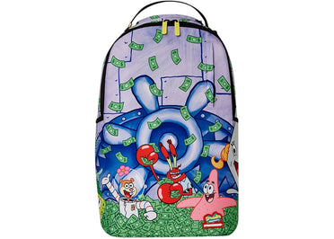 Sprayground SpongeBob Crew Money Bath DLXR Backpack Multicolor