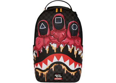 Sprayground Squid Game Collab Henchmen Backpack Multicolor