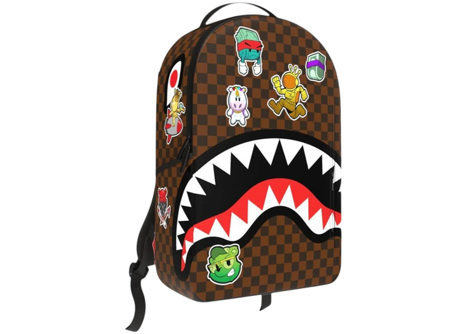 Sprayground Sticker Campaign DLXSV Backpack Multicolor
