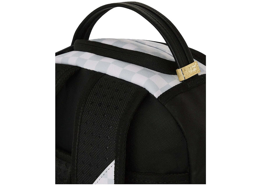 Sprayground Triple Decker Heir To The Throne Shark Backpack Black/White/Grey