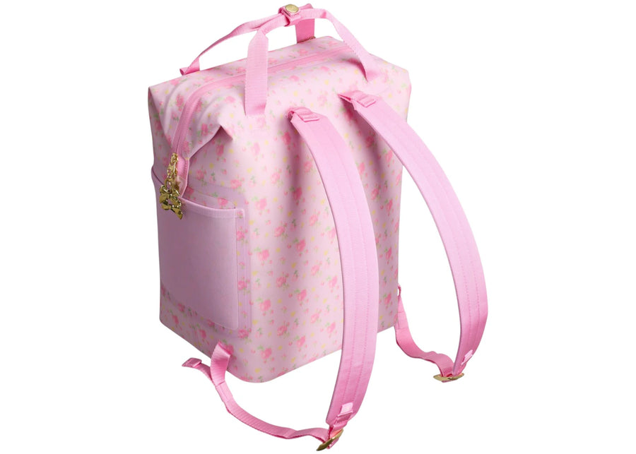 Sac à dos isotherme Stanley 1913 x LoveShackFancy Madeleine All Day Mini, motif coucher de soleil d'Ibiza