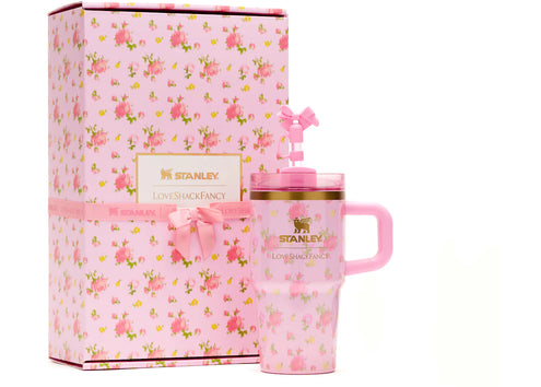 Stanley 1913 x LoveShackFancy Flowstate Quencher 20oz Tumbler with Handle Ibiza Sunset