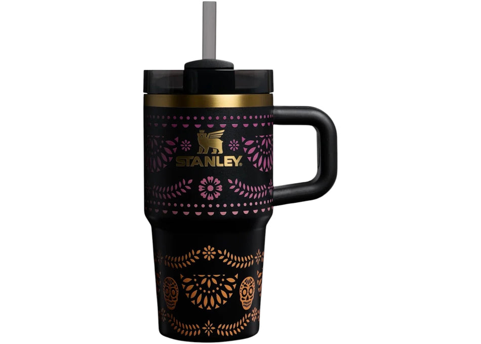 Stanley Dia de Muertos Quencher H2.0 FlowState 20oz Tumbler Midnight Catrina