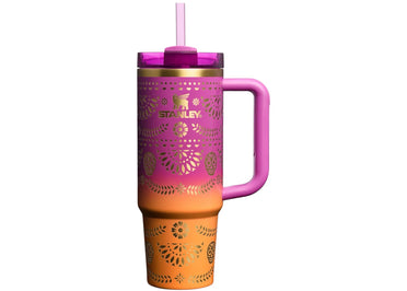Stanley Dia de Muertos Quencher H2.0 FlowState 30oz Tumbler Sunrise Catrina
