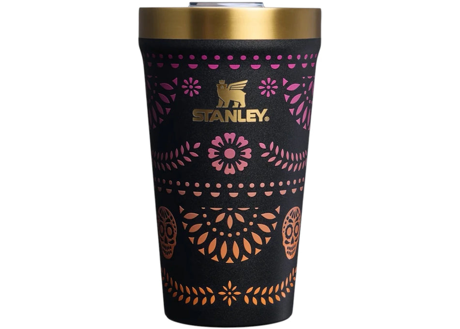 Stanley Dia de Muertos Stacking Beer H2.0 FlowState 16oz Pint Midnight Catrina