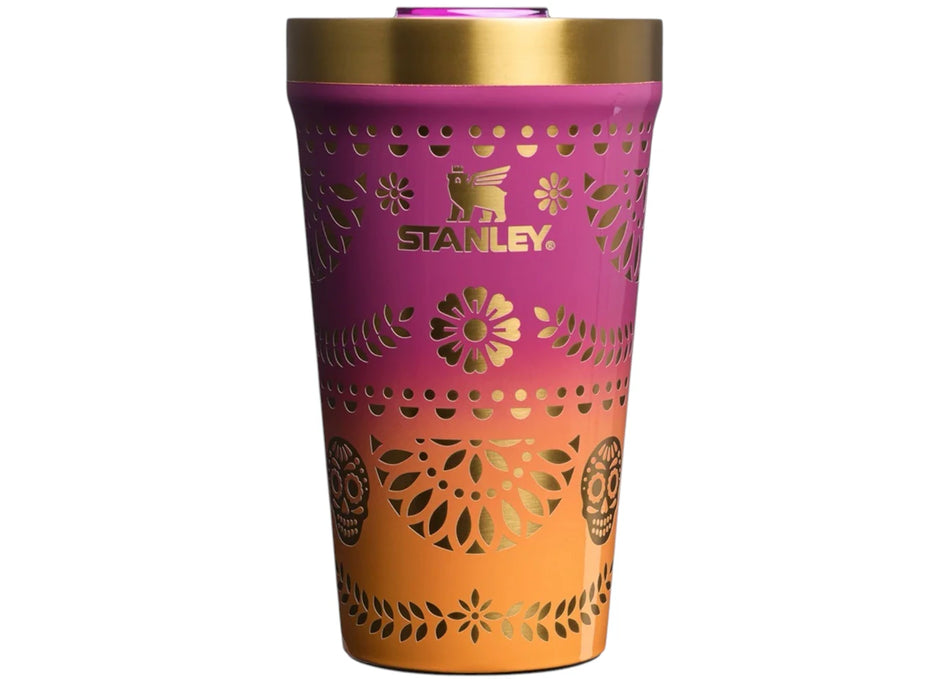 Stanley Dia de Muertos Stacking Beer H2.0 FlowState 16oz Pint Sunrise Catrina